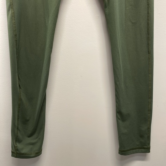 Thinx Moderate Absorbency Activewear Leggings High Rise Pockets Kale Green M - Picture 3 of 15